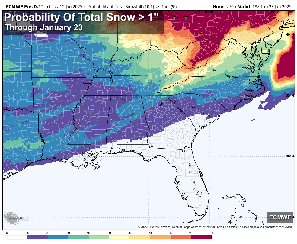 ARCTIC COLD, SNOW, AND RUMORS OF SNOW: Not much of a break for those of us in the weather business.

The focus now shifts to the January 20-27 time frame as what looks to be the coldest air so far season will invade the contiguous U.S. A few notes...

*A cross polar flow pattern