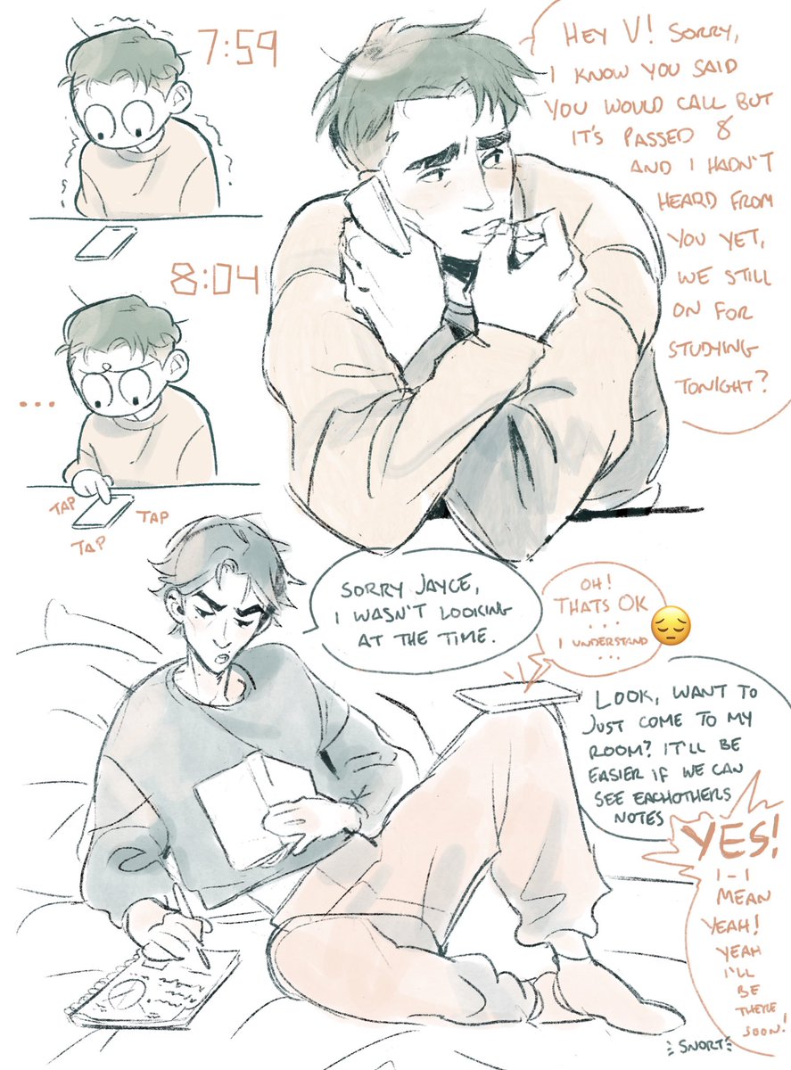 yocmul's tweet photo. 8:00 study date #jayvik #arcane https://t.co/QjdgppBqWK