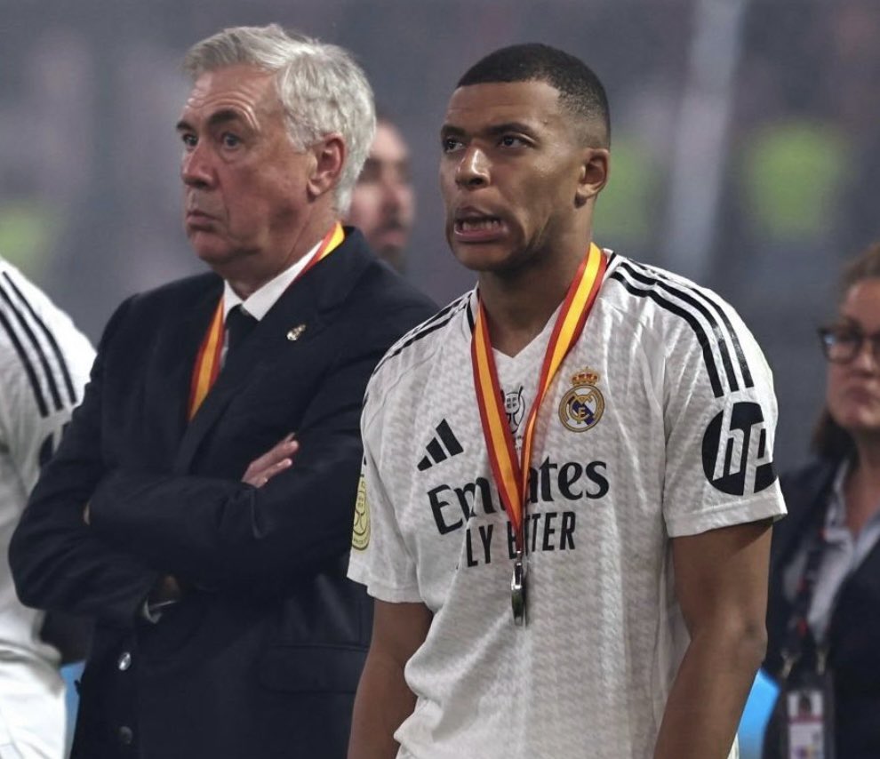 FabrizioRomano's tweet image. 🚨⚪️ Carlo Ancelotti: “The only thing I save is Kylian Mbappé and his very good game, he did very well”.

“For the rest... we've been bad today. We must look ahead”.