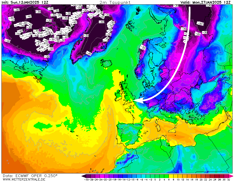 metjeffuk's tweet photo. Well some might say I cherry picking on my last tweet but tonights EC can also see this beast! winter over don't you believe it! https://t.co/5urUfopQtq