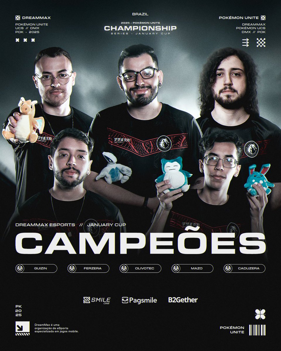 🏆 CAMPEÕES DA COPA DE JANEIRO! A Jornada do Herói foi escrita e finalizada com sucesso! Após uma trajetória emocionante pela lower bracket, mostramos a força e a determinação da DreamMax para garantir o título e levantar a taça!

Essa vitória é de todos: dos nossos players, da