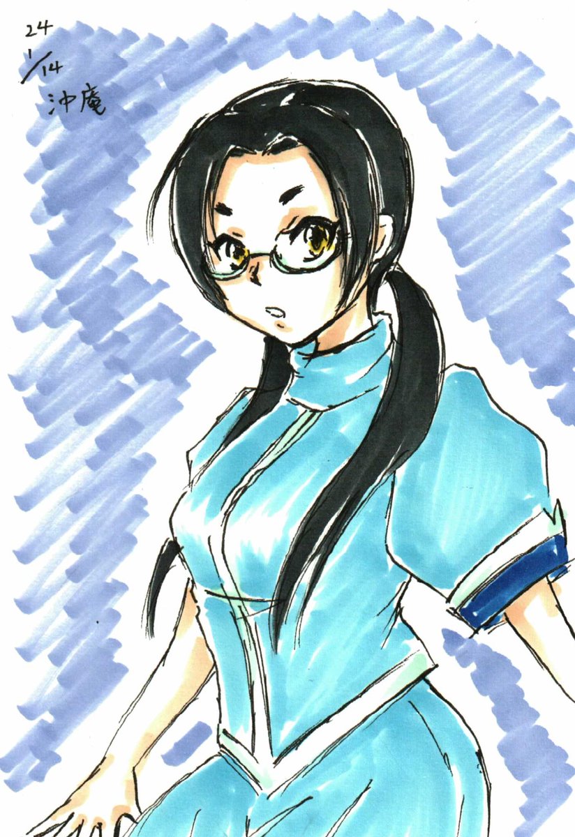 「#戸川志保生誕祭2025ひとまず過去絵お祝い。 」|沖庵のイラスト