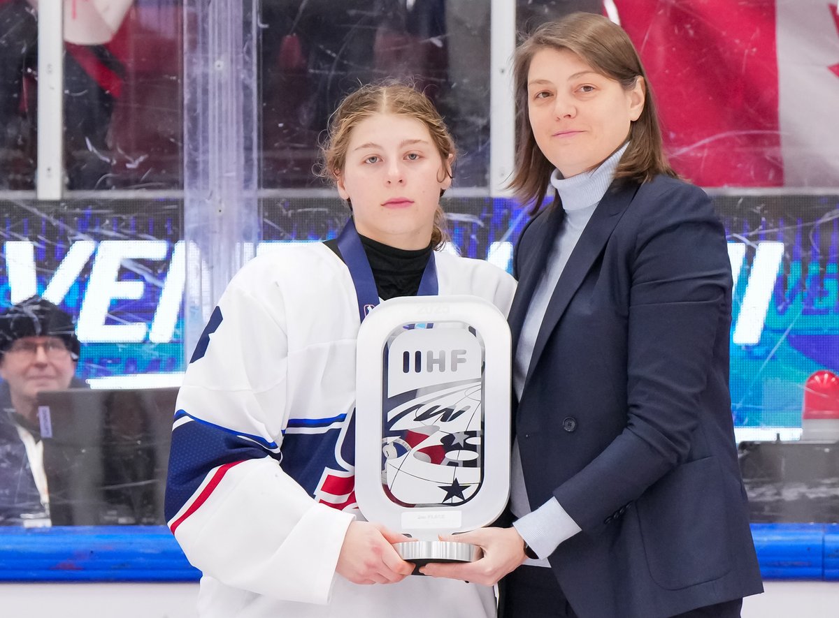 Webster’s Bella Fanale and her U.S. Under-18 Women’s National Team teammates are heading home from Vantaa, Finland with silver medals after a 3-0 loss to Canada in the title game. The U.S. has medaled at all 17 Under-18 Women's World Championship tournaments dating back to 2008.
