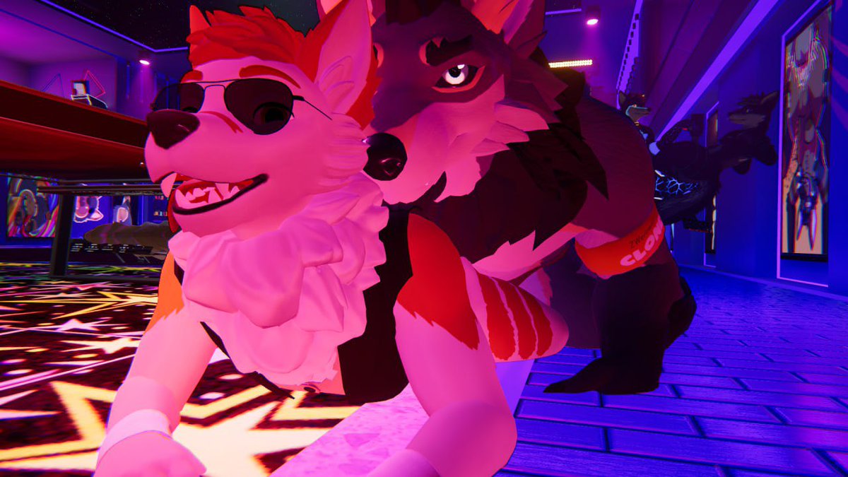 Squip_2's tweet photo. 🥴🥰getting handled by a big wolf 🐺 🐾

📸: @SketchCoyote 

@IonDayKyoko https://t.co/h5hDjYTsUg