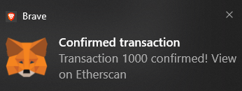 naotemoto's tweet photo. 1000!🥳 @MetaMask https://t.co/17ZpFOTIAj