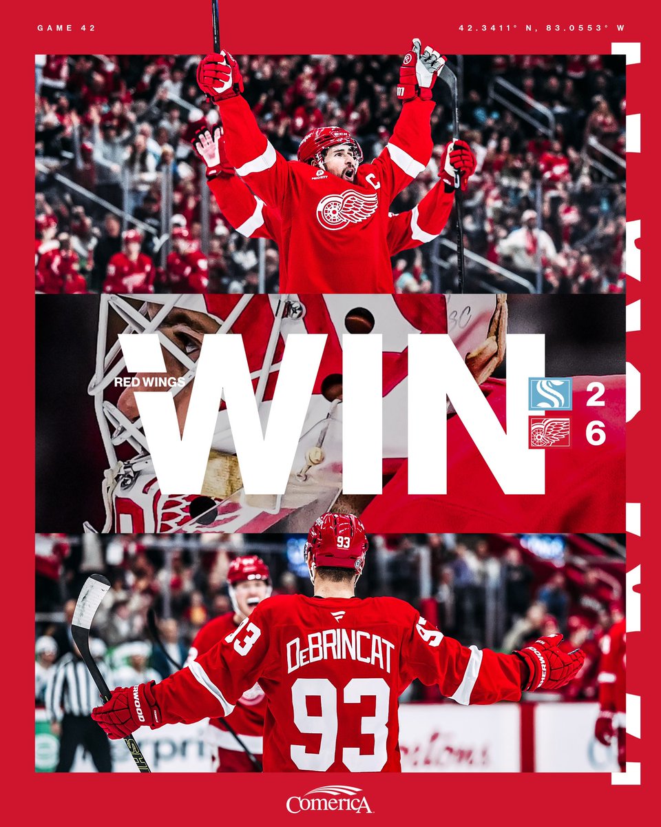 AND ANOTHER #REDWINGS WIN!!!!!!!