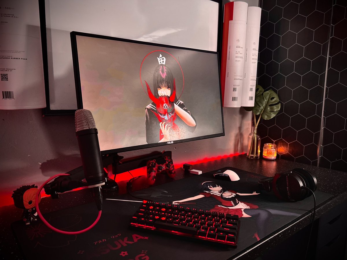 rainvlrr's tweet photo. Any suggestions on improvement? 

ATM I’m using the

Lamzu Atlantis mini pro 4k

Steelseries apex pro mini

LGG X ASUKA Saturn mousepad

Beyerdynamic DT 990 Pro 250 ohm

ROG ASUS 280 hz 27 in monitor 

I’m open to any suggestions https://t.co/IpD3ci0xP4