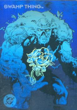 AustinGorton's tweet photo. Card DCH16: Swamp Thing

Never forget #SwampThing had a major motion picture before nearly every superhero aside from Superman &amp; Batman.

I appreciate that while the cardback text is the same, the background image changes.

#TradingCardADay #DCCT #DCH
Scans via @tradingcarddb https://t.co/QAGgopo8xX