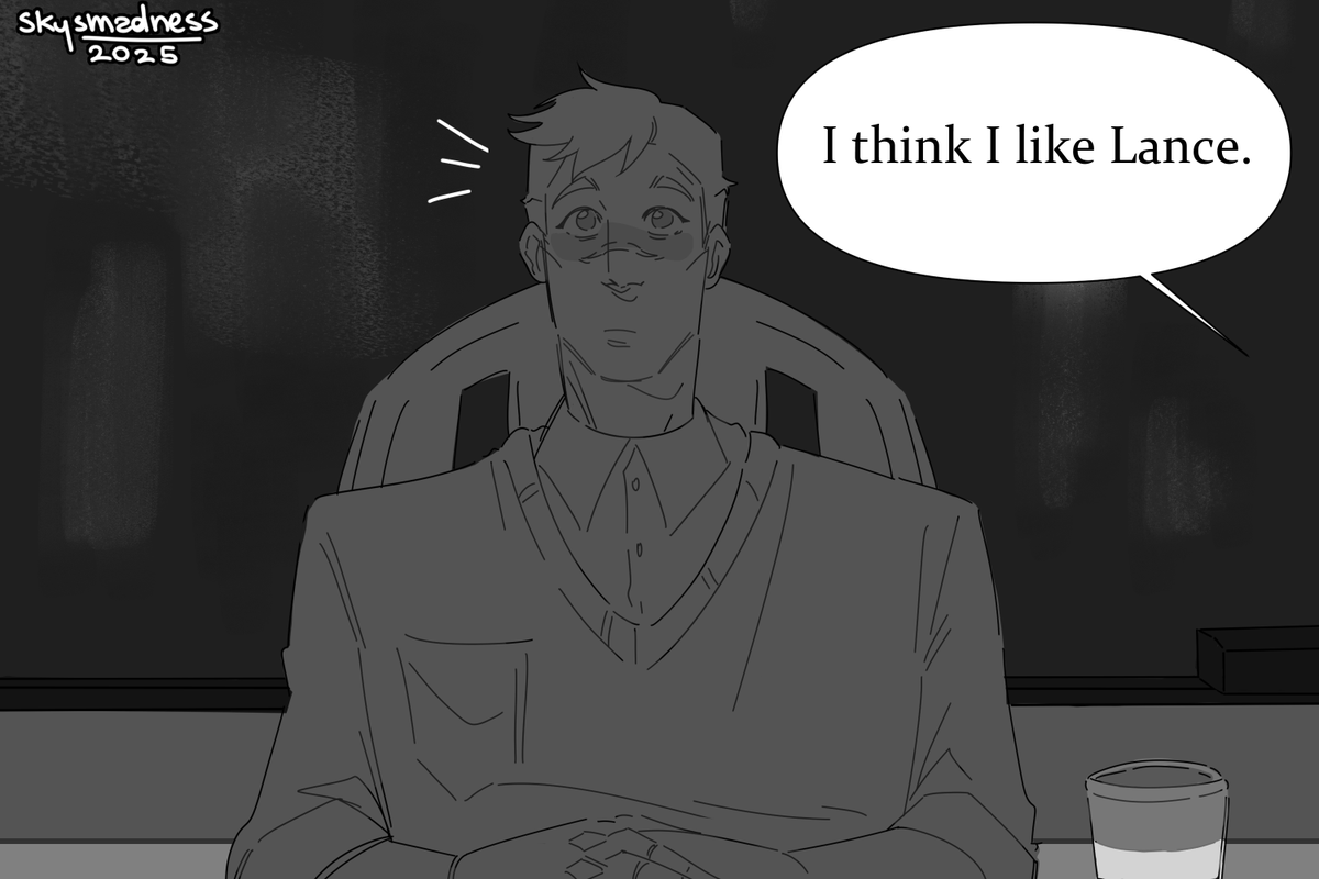skysmadness's tweet photo. a little #klance comic (+ a doodle under this) i drew based on chapter six of Read All About It by @starlightments ! https://t.co/7BK5wBq0cW