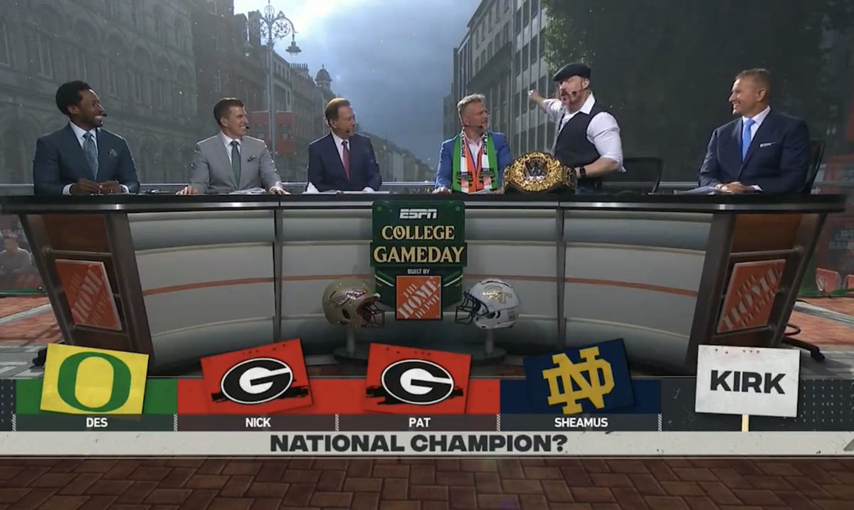 herecometheiris's tweet image. Throwback to Week 0 in Ireland. Sheamus has believed all year! ☘️🏈