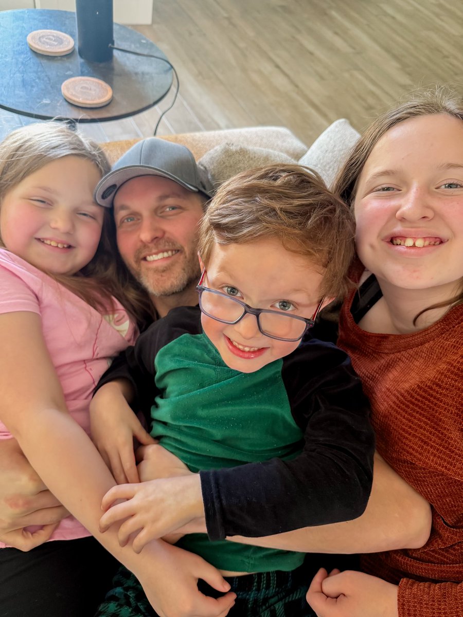Daniel Patterson (@dlpatterson) on Twitter photo Back home from the hospital and reunited with this happy crew. Thankful. Back home from the hospital and reunited with this happy crew. Thankful.