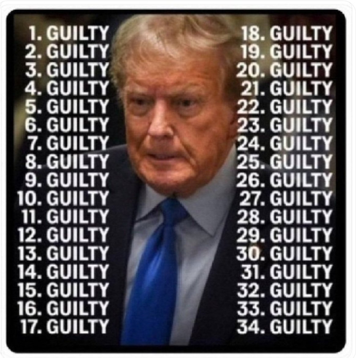 Yes Trump is a convicted felon! 34 times! Can you imagine if President Obama had even 1 felony conviction? MAGA would lose their damn minds! But when it comes to Trump all's good. But here we are! Sad!