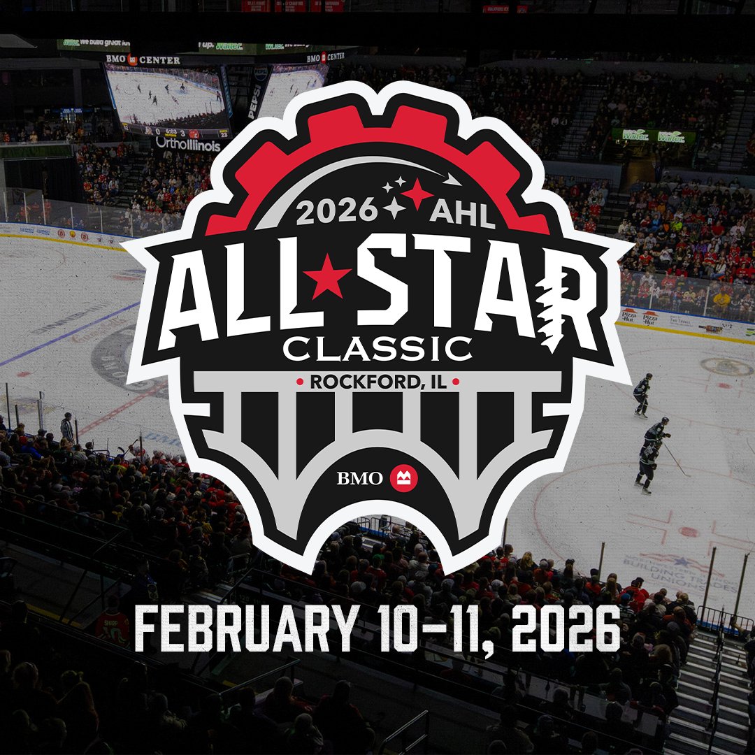 goicehogs's tweet image. We are excited to announce that @TheAHL  All-Star Classic presented by @BMO_US will be held at the @BMOCenter in Rockford on February 10-11, 2026! 👏

🔗: shorturl.at/mU6b1