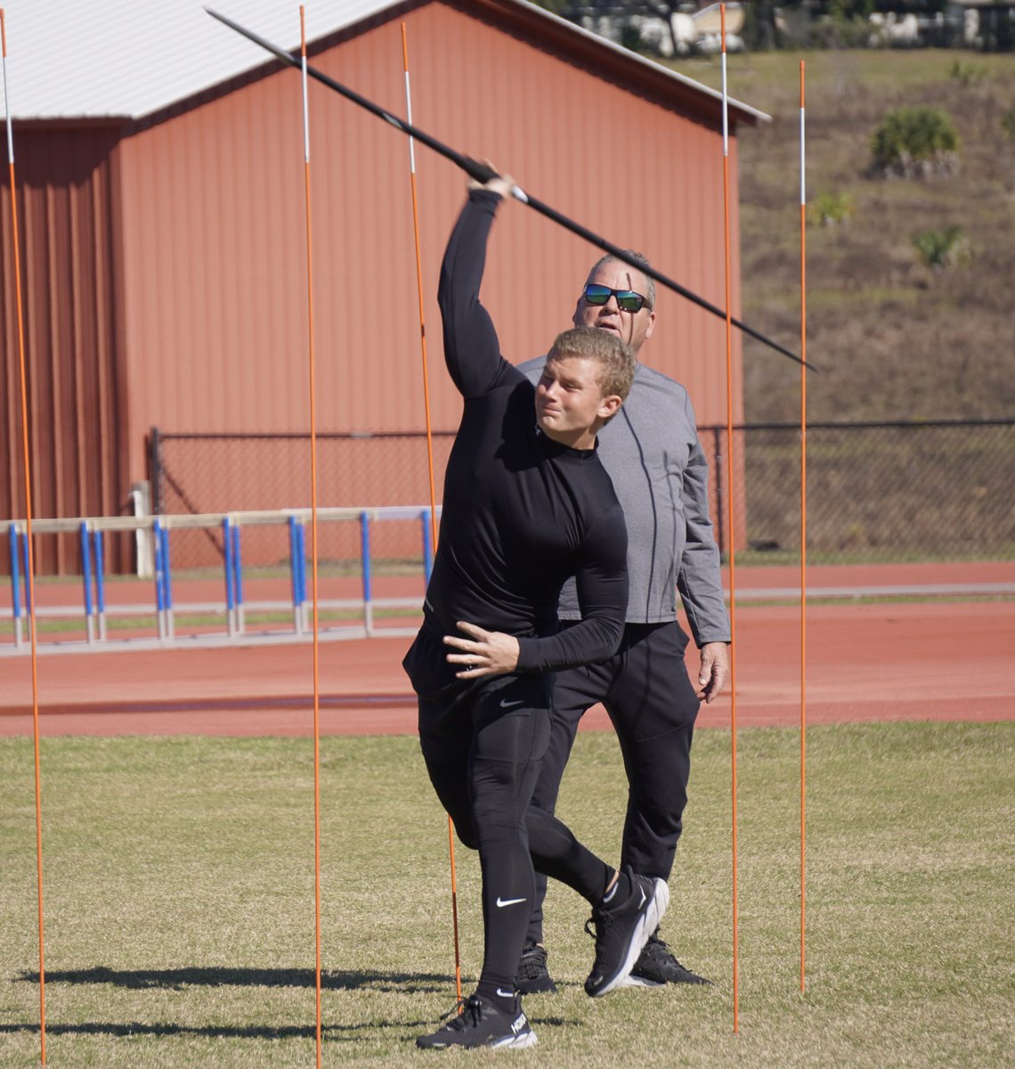 Javelin training with former World Record holder Tom Petranoff at <a href="/PUREathletic/">PURE Athletics</a> Surrounded by greatness w/Olympic sprinters including Noah Lyles😎 <a href="/RRamsRecruiting/">Riverview Rams Recruiting</a> <a href="/USTrackFieldFDN/">USATF Foundation</a> <a href="/WorldAthletics/">World Athletics</a> <a href="/ewerskey87/">Eric Werskey</a> <a href="/UStrack/">USA Track & Field</a> <a href="/FHSAA/">FHSAA</a>