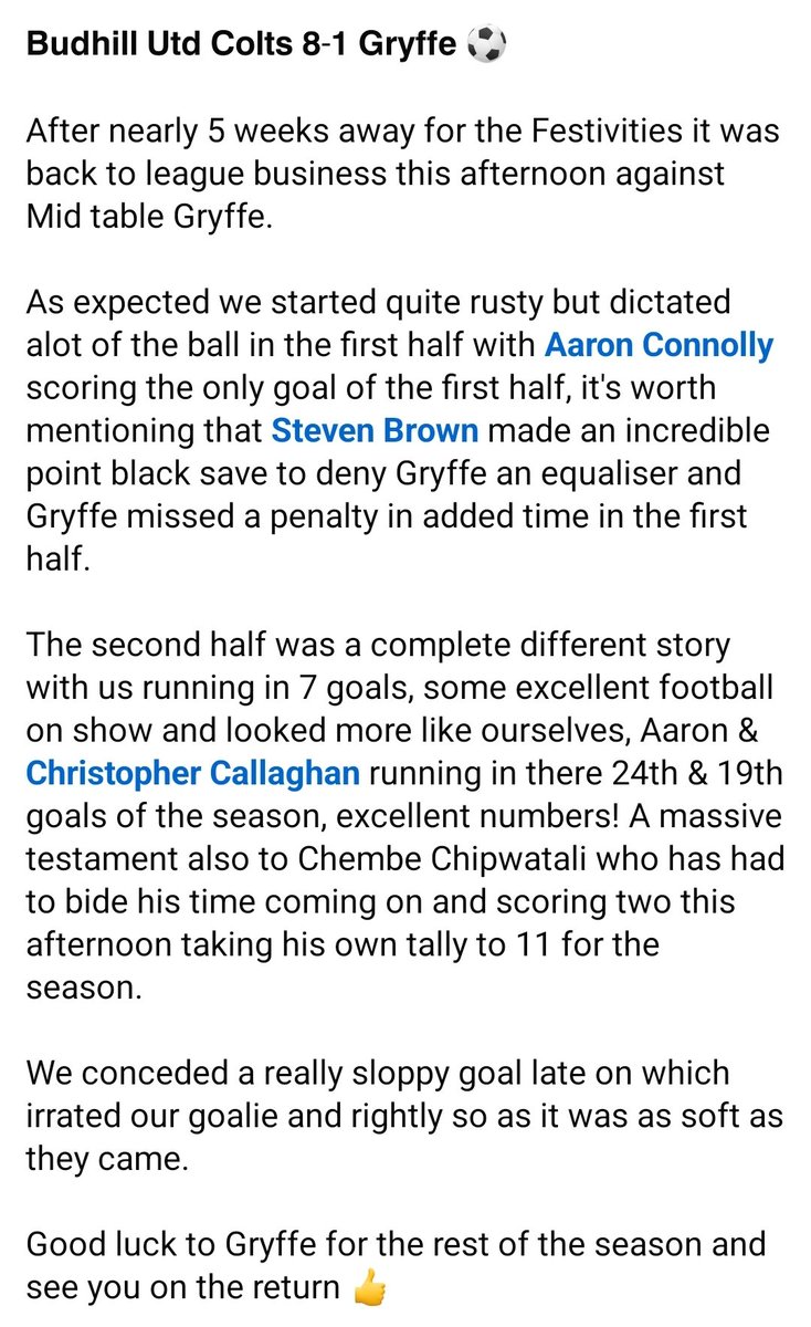 Today's Result &amp; Match Report 👇