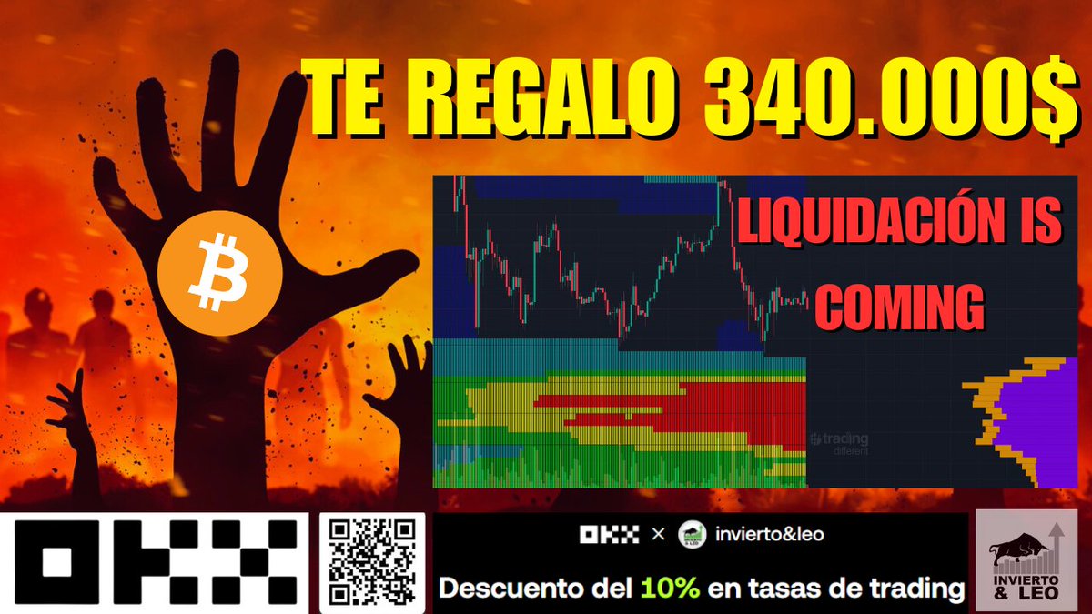 InviertoL's tweet image. LIQUIDACIÓN MASIVA IS COMING ! #bitcoin - TE REGALO 340000$ SUMATE ! #Bitcoin #BTCUSDT #BTCNEWS #cryptomarket #crypto #Argentina #trading  youtube.com/live/78u7pnvrb… a través de @YouTube