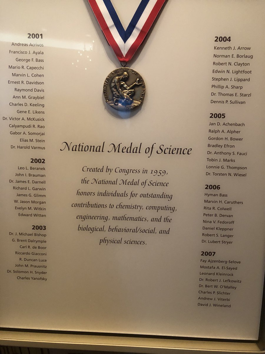 Finally visited the George W. Bush presidential library which is right beside our campus. Saw quite a few chemists in the list of National Medal of Science laureates!