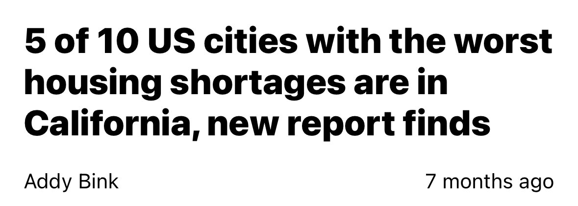 levie's tweet image. California has some of the worst housing shortages in the country because we’ve made it too hard to build. These changes to fix LA should be permanent and across the state. Then we should continue to cut red tape in a variety of other areas that prevent building.