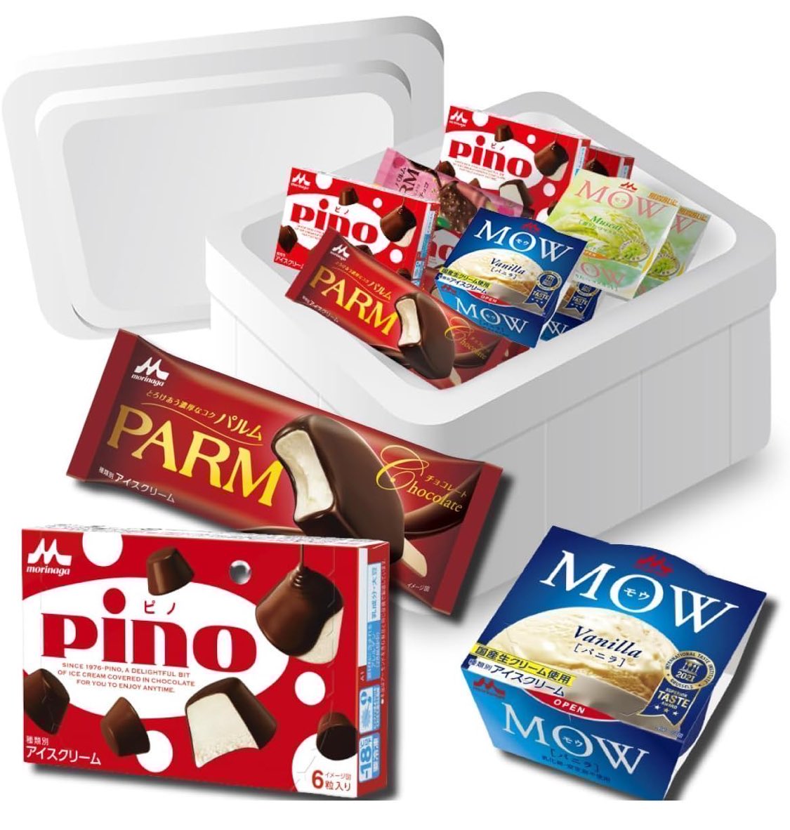 gadget_japan_pj's tweet photo. ＼新春お年玉企画🧧／

🆕PR
森永 PARM(パルム) Pino(ピノ) MOW(モウ) アイス詰め合わせセット
を抽選で1名様にプレゼント

🎯応募方法
① @food_loss_pj1 をフォロー 
②リポスト＆いいね
③リプライに「応募」とコメント

🎯応募期間
1月31日23時59分

詳細はこちら👇
https://t.co/6PLooDSAZx https://t.co/kLUyc5LmJE