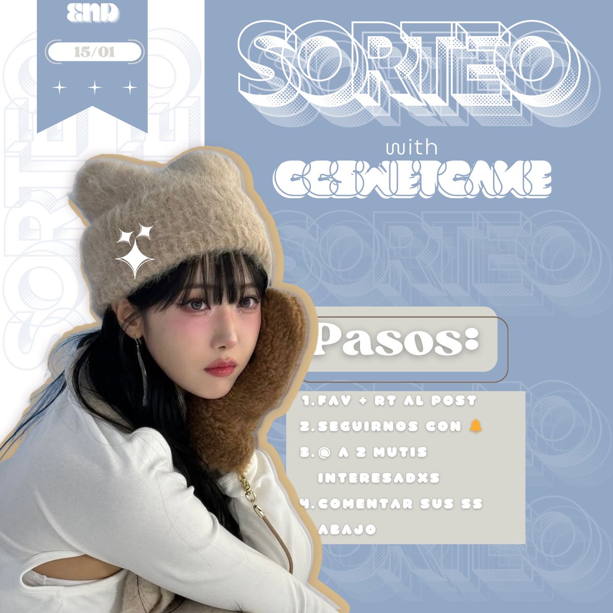 ccswetcake's tweet photo. — 𖥔     s᥆r𝗍ᥱ᥆ ᥲᥴ𝗍і᥎ᥲᥴі᥆ᥒ     𖥔 —

          ᵇʸ 🐣,🦥,🍏,🐀,🐰,💊

¡⍴rᥱmі᥆s ᥡ ⍴ᥲs᥆s ᥱᥒ ᥣᥲs іmᥲgᥱᥒᥱs!

— ᥱᥒ𝗍rᥲძᥲ ᥱ᥊𝗍rᥲ ᥲᑲᥲȷ᥆! https://t.co/Itrg1aH1No