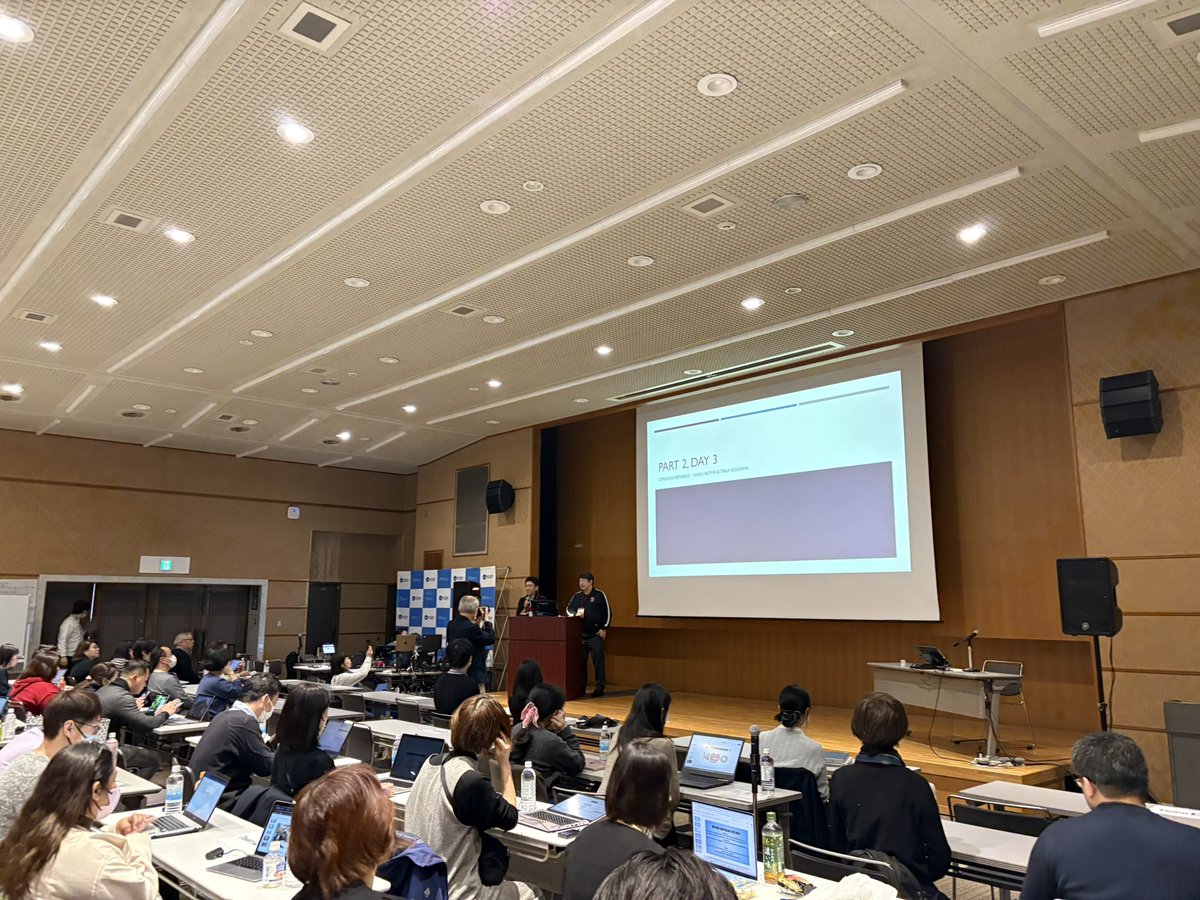 JTOP_workshop's tweet photo. ワークショップの最終日が始まりました。それぞれのチームがどんな発表するか楽しみですね。 https://t.co/ivQKg3kEQ9