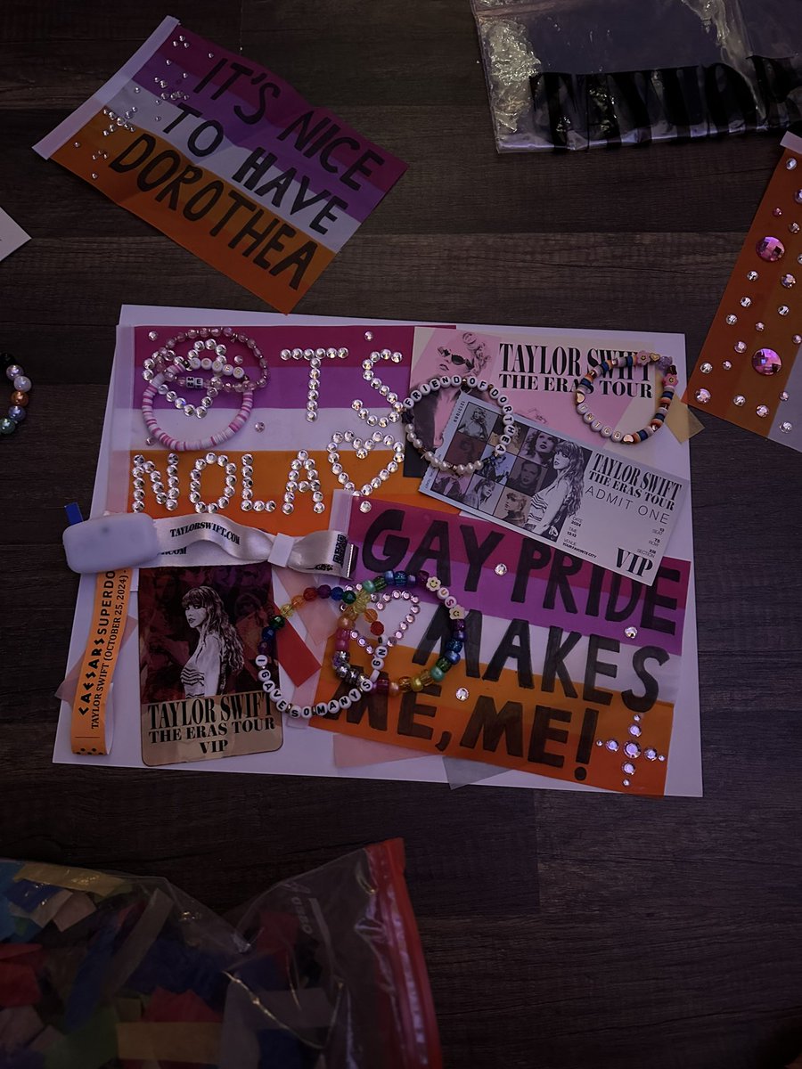 finally making my eras tour shadow box why am I crying