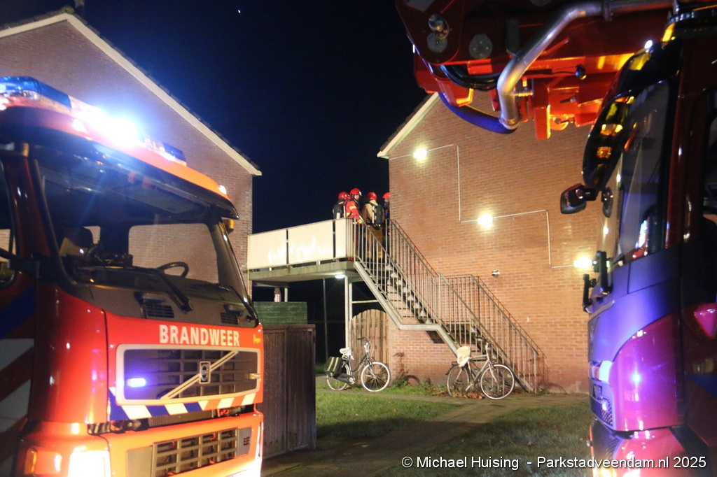 Middelbrand door vergeten pannetje op het vuur in Veendam