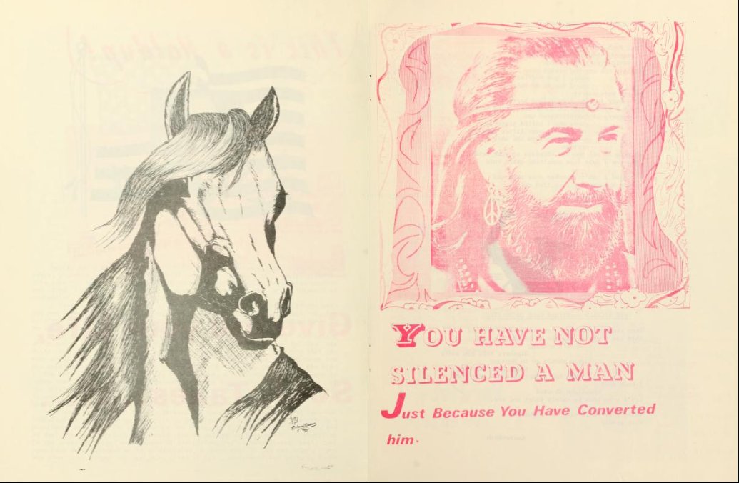 4stigmata's tweet photo. Inmate-run publication at Montana State Prison. Seems to be mostly from the 60s into the 70s:

https://t.co/cD6Vujrn2p https://t.co/RW1jsgaS37