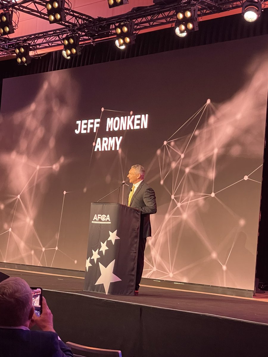 martinezd20's tweet photo. Kicking off the AFCA conference in Charlotte NC with Jeff Monken! “Live the vision of your culture” powerful speech on leadership. Let’s Go Army!!!@WeAreAFCA @ArmyWP_Football @SGHS_Titans @LedayAl @gisd_athletics https://t.co/rYzlQScJ9y