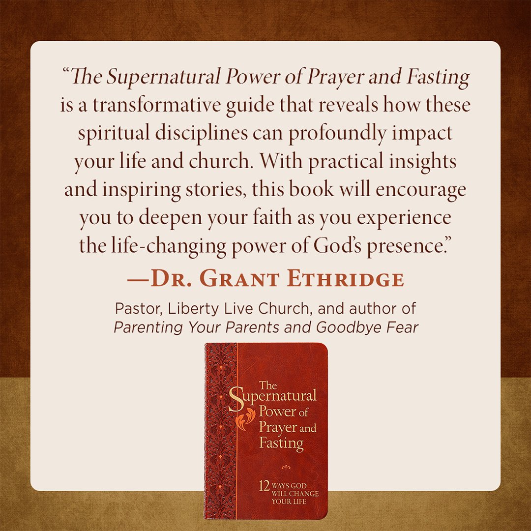 Reading this book and giving it to our pastors and leaders during 21 Days of Prayer 2025!