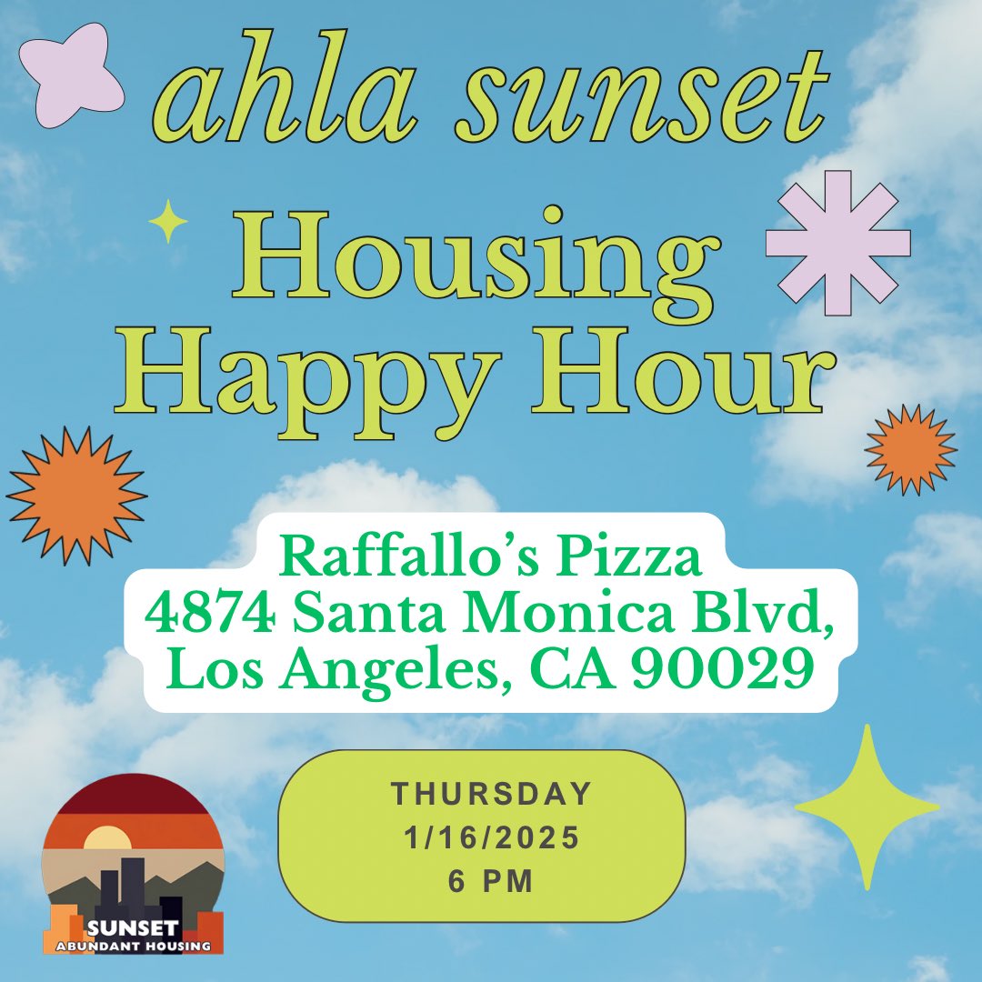 Abundant Housing LA - Sunset Chapter tweet media