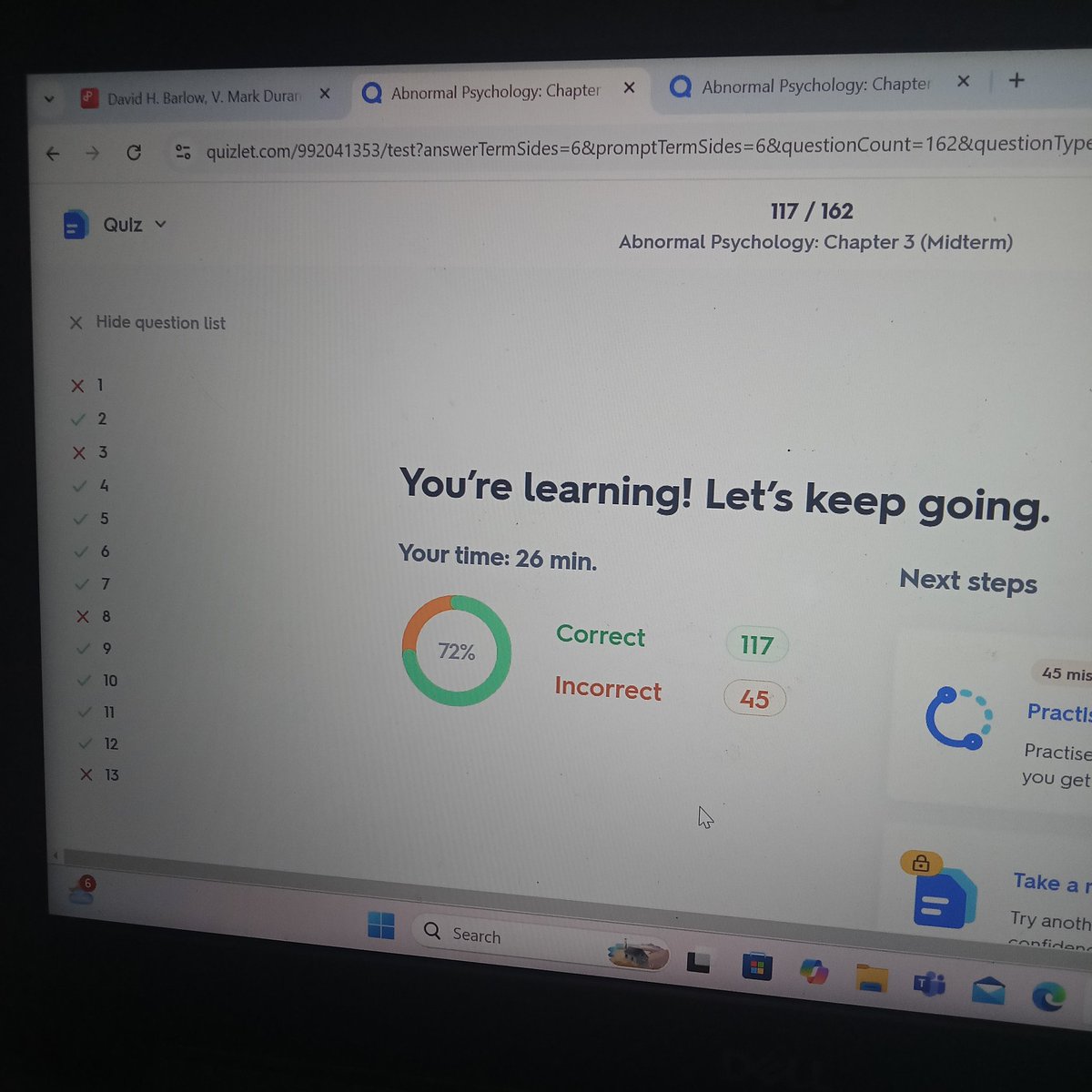 alystudious's tweet image. final self-quiz for abpsych quiz later at 8 am