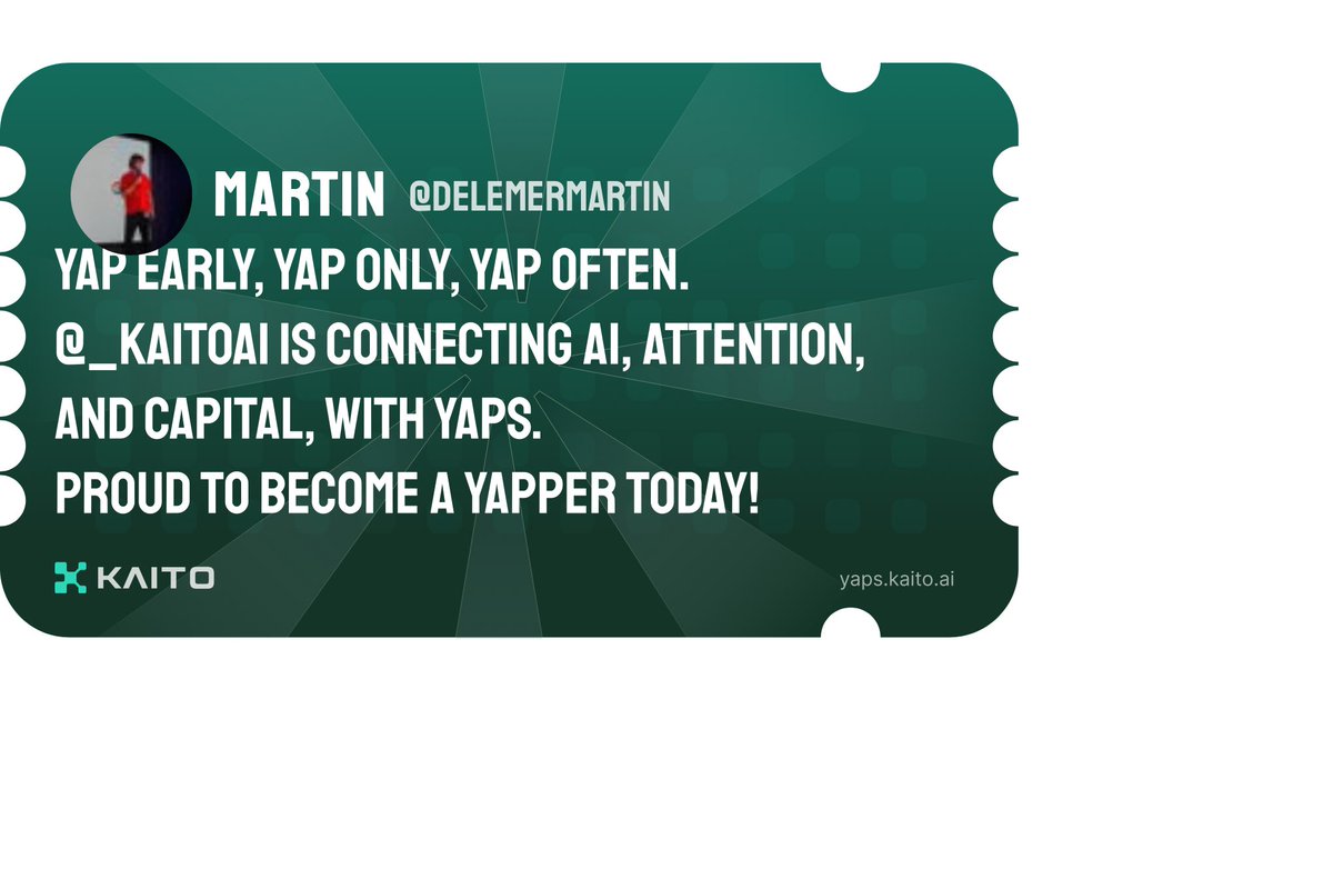 Lien et explication du projet Yaps @_kaitoai par <a href="/Artem_Oak/">Artem Oak</a> dans l’excellent dossier d’<a href="/OAK_Res/">OAK Research</a>