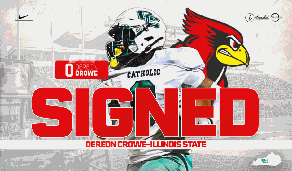 Congratulations to Dereon Crowe for signing with Illinois State University to play football and further his academic career. #WeAreOC