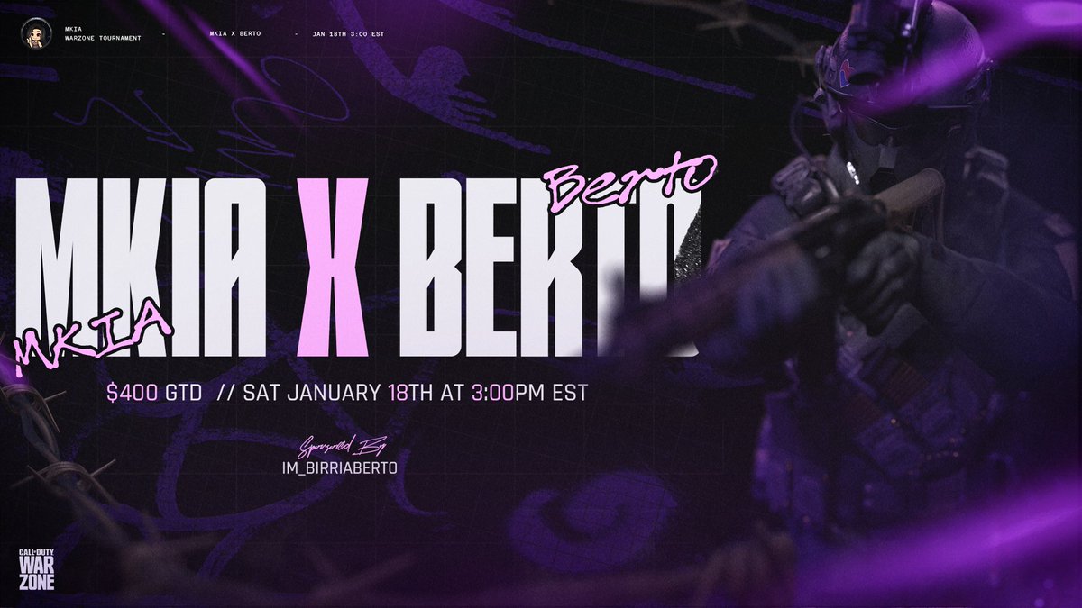 MKIA x @im_birriaberto Urzikstan Regular 2v2 🥷

📆Saturday, January 18th @ 3PM EST
🎟️$40 per team / $20 per player
💰$400 GTD + Entries 
🎮Double Elimination
🌏NA/EU host 

Thank you Berto for sponsoring another event &amp; giving us something to play.💖

Reply below for forms 👇