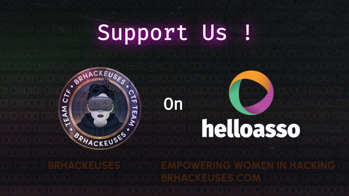 BrHackeuses (@brhackeuses) on Twitter photo β¨ A new hope rises in cyberspaceβ¦ β¨ <a href="/BrHackeuses/">BrHackeuses</a> aim for the stars with <a href="/EuCyberCup/">European Cyber Cup</a> <a href="/FIC_eu/">Forum InCyber (FIC) - EUROPE</a>π
To make it happen, we need YOUR support! π―
Help us reach EC2:
π Donate here: tinyurl.com/Brhelloasso
π Sponsorship info: brhackeuses.com/ec2-en.pdf
We'll BrHack it! π
#BrHackeuses β¨ A new hope rises in cyberspaceβ¦ β¨ <a href="/BrHackeuses/">BrHackeuses</a> aim for the stars with <a href="/EuCyberCup/">European Cyber Cup</a> <a href="/FIC_eu/">Forum InCyber (FIC) - EUROPE</a>π
To make it happen, we need YOUR support! π―
Help us reach EC2:
π Donate here: tinyurl.com/Brhelloasso
π Sponsorship info: brhackeuses.com/ec2-en.pdf
We'll BrHack it! π
#BrHackeuses