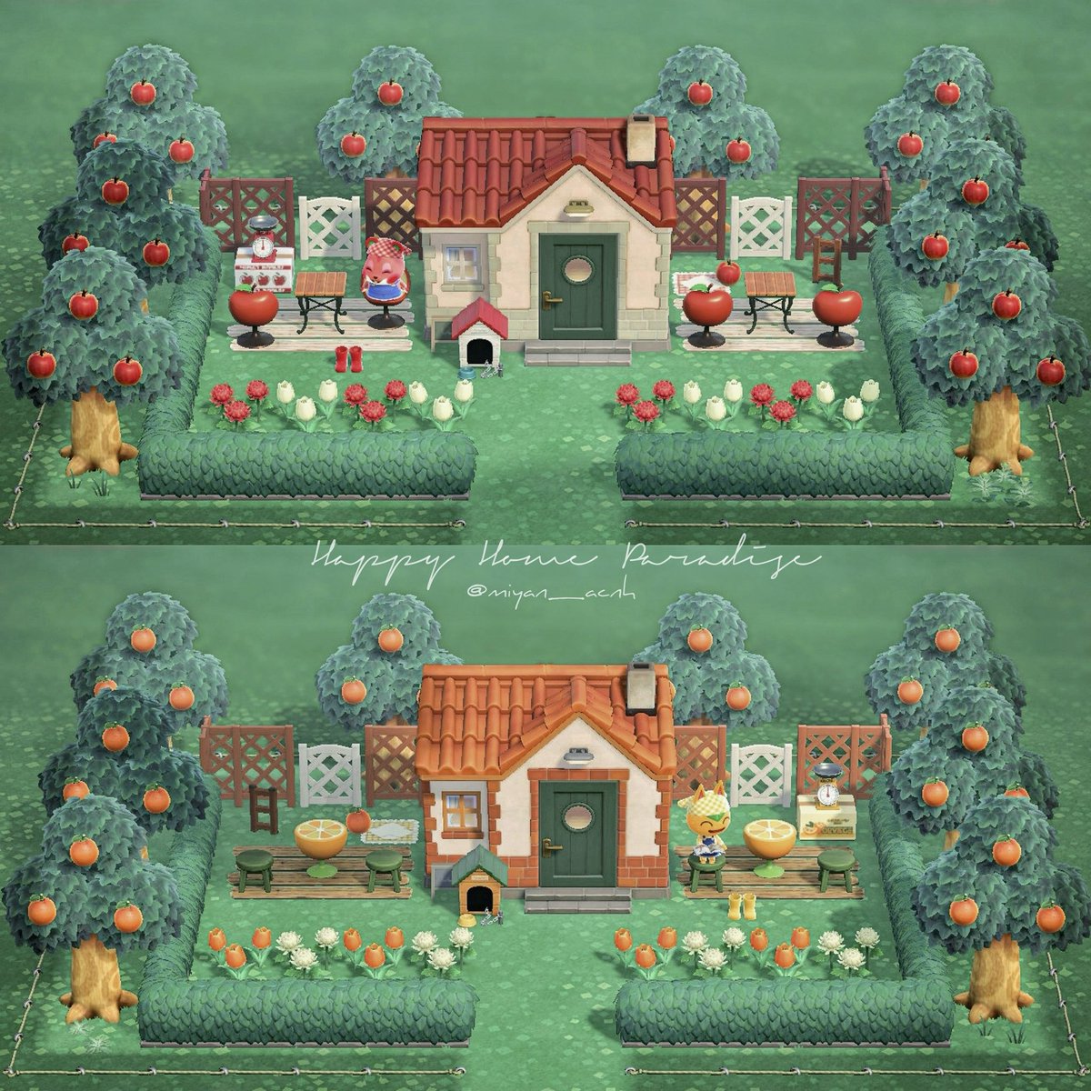 miyan_acnh's tweet photo. 🍎🍊⋆˖

#あつまれどうぶつの森 #あつ森 
#あつ森写真部 #animalcrossing #acnh https://t.co/wa6RIgEewe