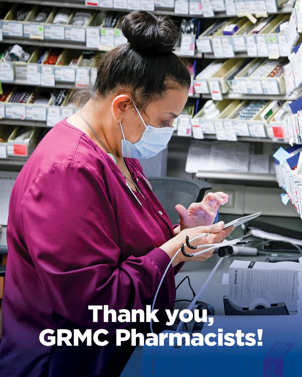 Today is #NationalPharmacistDay, and we’re celebrating our incredible GRMC #pharmacists! These dedicated healthcare professionals ensure our patients receive the right medications, provide vital education, and help keep our #Seguin community healthy and safe.

#GRMC #SeguinTX