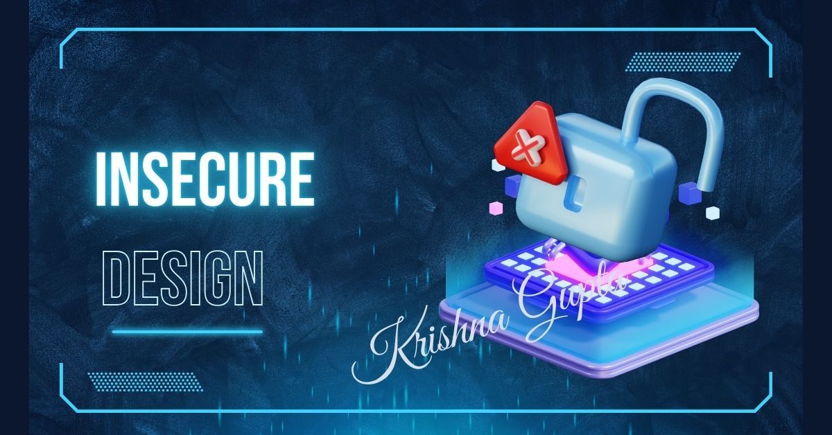 omvapt's tweet image. #Insecure_Design: A Critical Overview for #Software_Developers
vapt.me/InSeqr