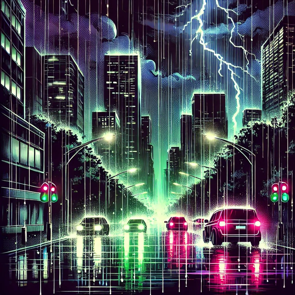 The Dogfather’s Origin: Part 2 – Rebirth of Tyren

Thunder roared as lightning cracked across the night sky. The rain poured in torrents, drenching the city streets.