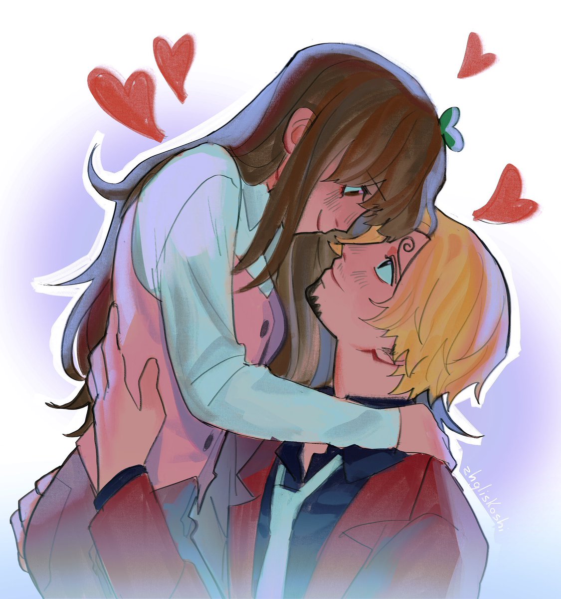 tsuntoast's tweet photo. ToSan !!! 💙💕
non-sharing sanji yume 
(trying to slowly ease into sharing/doubles) https://t.co/94d9zxXD7S