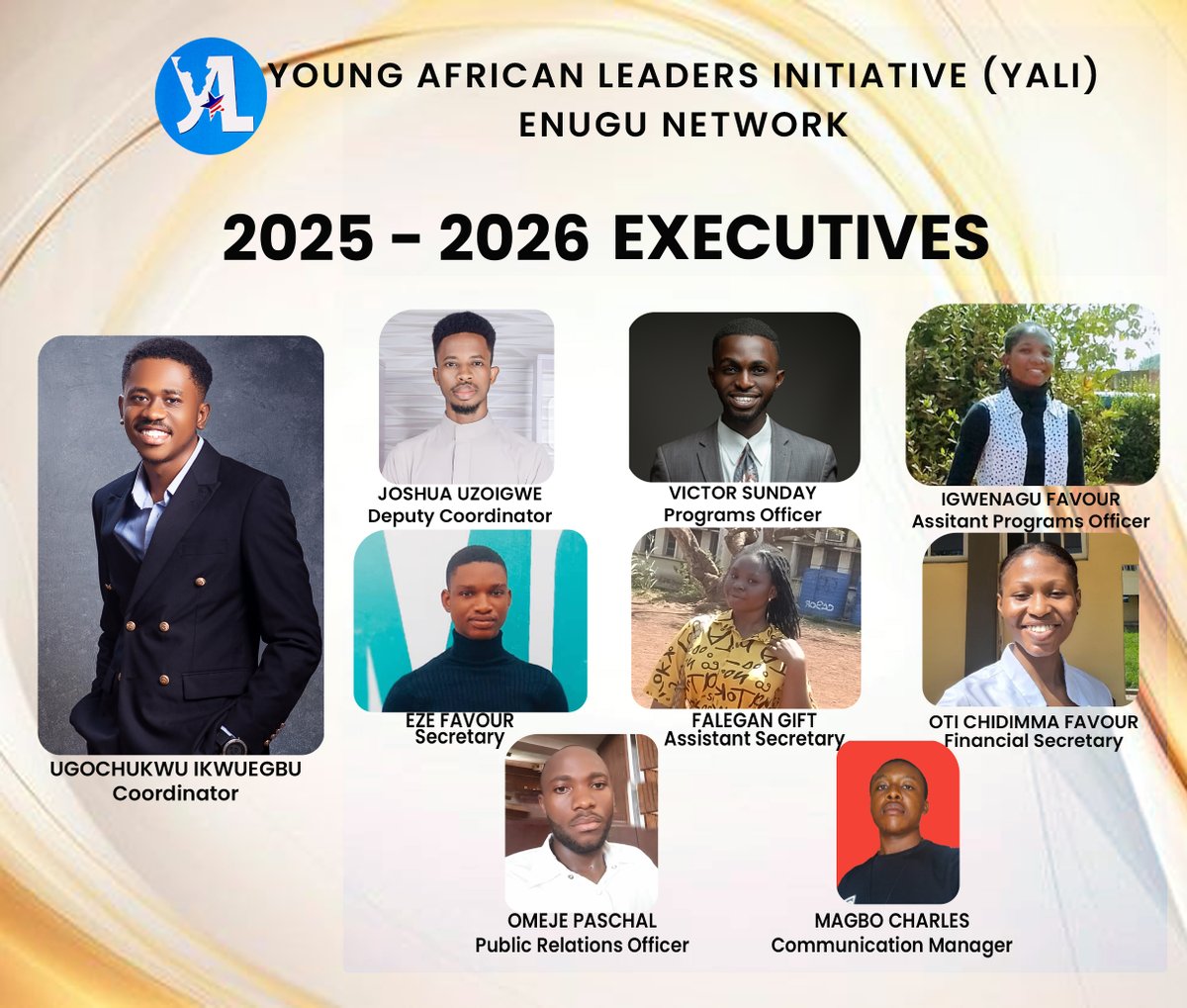 Meet your Executives  
#YaliEnugu