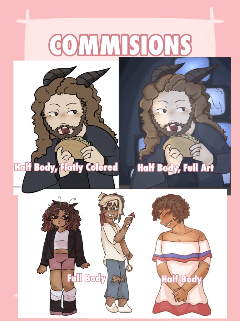 scapehook's tweet image. 🤍 Commissions Are Open &amp;lt;3 !!