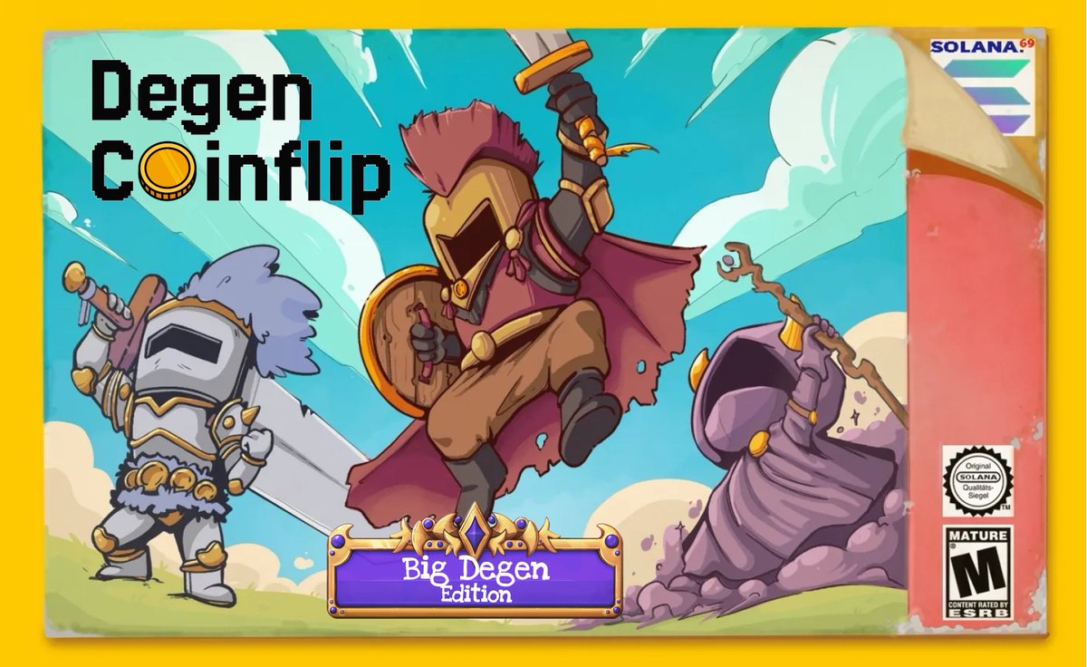 DegenMerch_io's tweet image. We created this epic custom artwork for a Big Degen at @degencoinflip!

Got a custom request? Let’s make it happen—DM us!

#solana #degen #merch