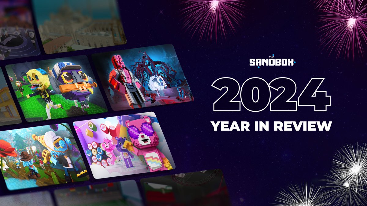 Milestone after milestone, together we made this year legendary 💪

In 2024, The Sandbox community reached incredible new heights—from groundbreaking creator tools to unforgettable events that brought our metaverse to life 🌍

Want to see everything we accomplished together? Read