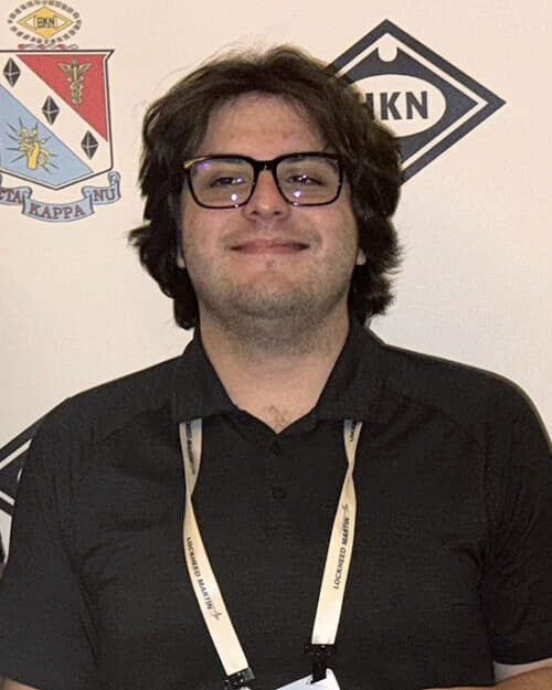 PurdueNorthwest's tweet photo. Meet #PNWGrad Marco Serna who is lighting the way with his recent PNW degree. Marco earned a Bachelor of Science in Electrical Engineering from the College of Engineering and Sciences. Learn about Marco's time at PNW here: https://t.co/kGB1Ti2kil #PurdueNorthwest #PowerOnward https://t.co/zSsy3ElX5s