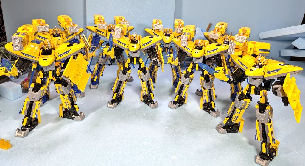 襲いかかる  数的暴力(バイオレンス)🙄

 #シンカリオン 
 #シンカリオンCW