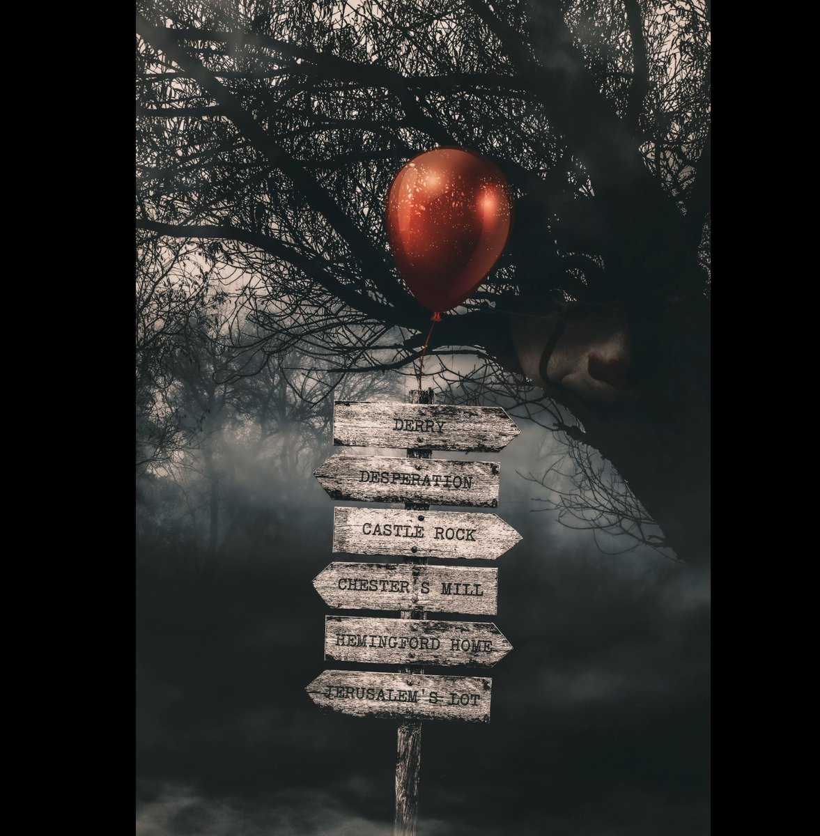 jaimefilson's tweet image. Just a little doodle this evening.  The second photo was the inspiration.

@StephenKing #bigfan