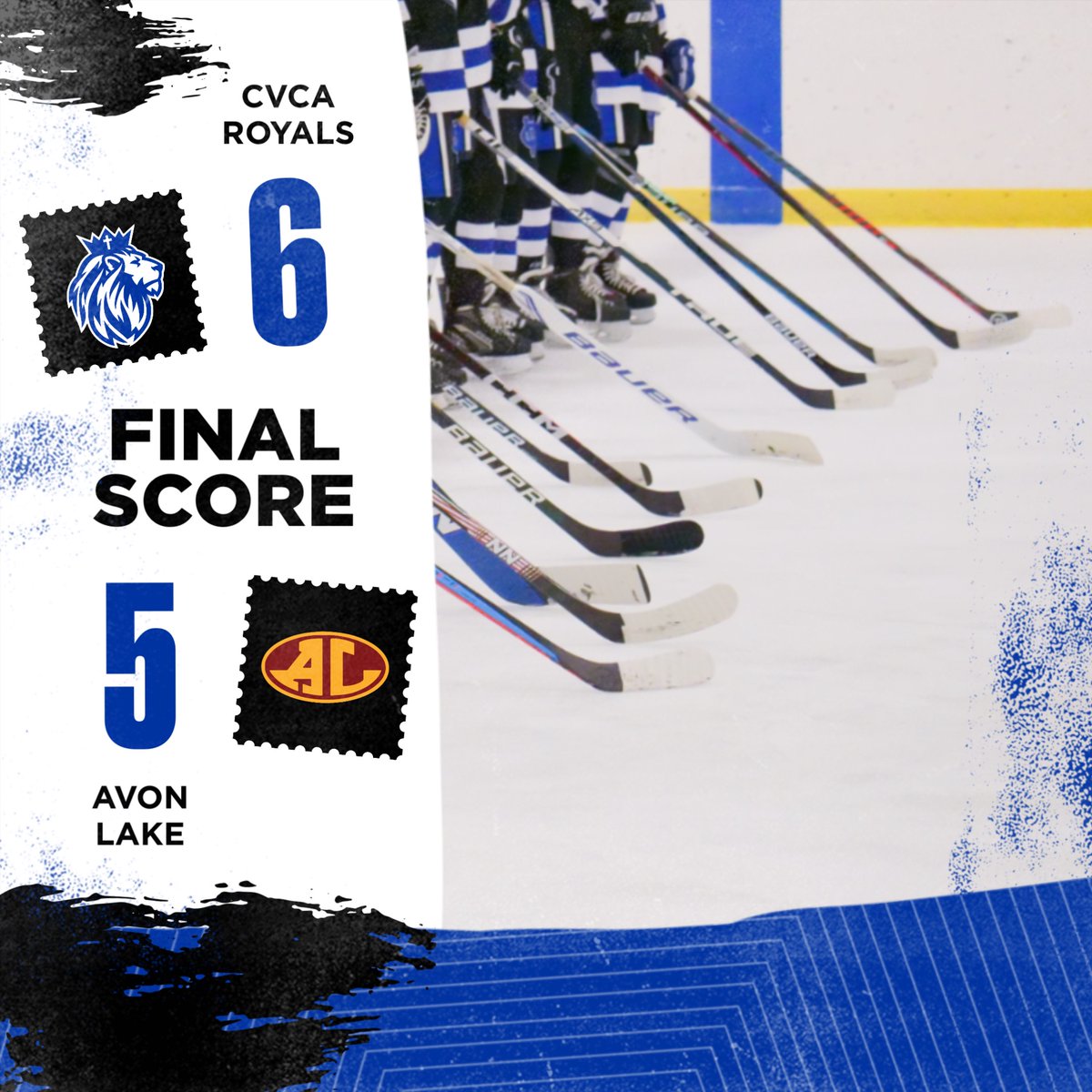 Hockey adds thrilling, come from behind, overtime win over Avon Lake #CVCA #MightyRoyals