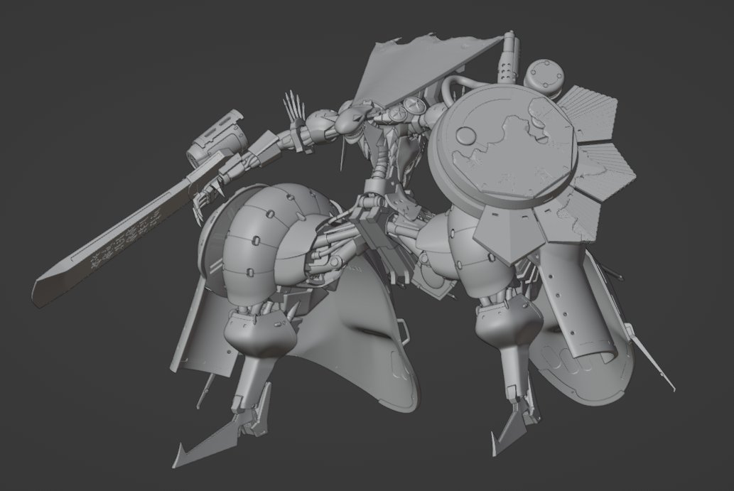 keitaro2023's tweet image. ワンフェス2025冬
【72GHOST】卓番2-16-13
新作
仏鉄塊　烏帽子鳥
3Dプリント出力品キット
サイズは20cmくらいです

#WF2025w 
#斑鳩 
#RTYPEFINAL2 
#72GHOST